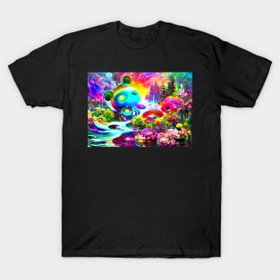 Color Globs | Rainbow Gummy Garden T-Shirt